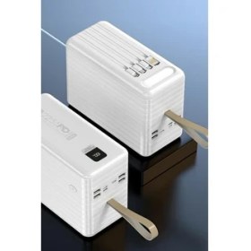 Resim Powerway 22.5W 120.000 Mah Hızlı Şarj Dahili Kablolu Trafo Powerbank 