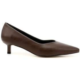 Resim Gönderi(R) Gönderi R Kahverengi Sivri Burun İnce Topuklu Stiletto Kahverengi 