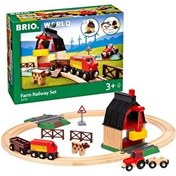 Resim Brio Çiftlik Tren Yolu Seti 
