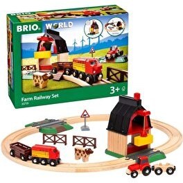 Resim Brio Çiftlik Tren Yolu Seti 