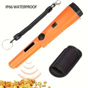 Resim Yüksek Hassasiyetli Metal Dedektörü Pinpointer LED'li - 360° Arama, Altın & Hazine Bulucu Prob ve Kılıfı ile Dış Mekan Avı ve Tespiti için - Pil Dahil Değildir 