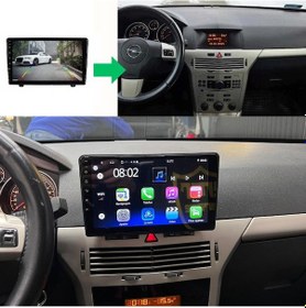 Resim Opel Astra H Üst Android Multimedya Sistemi 4-64 Cadence 2004-2014 +360 Kamera 9" 