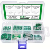 Resim Chuangyinshop 8 İn 1 Sot Tssop Sop Dıp 0805 0603 Adaptör Kartı 140 Parça Elektronik Seti 