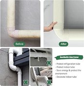 Resim Koli Bandı Koruyucu, Kazan için 2M Uzun Boru Kaplaması, Davlumbaz, Hortum, Aspiratör ve Hava Havalandırması, İç/Dış Kanalizasyon Tesisatı Kapatıcı, Renk D 