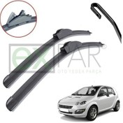 Resim Smart Forfour Ön Cam Silecek Süpürgesi Takımı 2004 - 2007 Uyumlu Sağ Sol Ön Silecek 