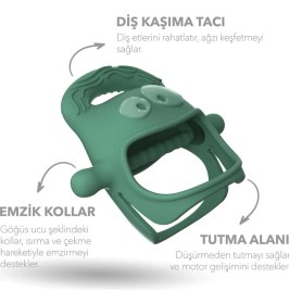 Resim Urfakent Mochi Diş Kaşıyıcı Yeşil 
