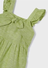 Resim Mayoral Kız Çocuk Yeşil Keten Tulum 03859 Yeşil 