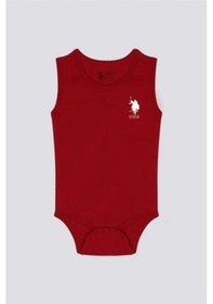 Resim Kız Bebek Atlet Body - Kırmızı Kırmızı 
