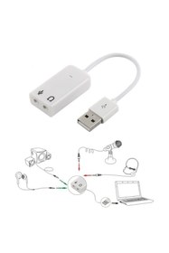 Resim Tograt 7.1 USB Harici Ses Kartı – USB 2.0 Kablolu – Tak Çalıştır 