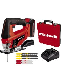 Resim Einhell Akülü Dekupaj Testere Tc-Js 18 Li (1x2,5 Ah) Power X-Change (Li-Ion, 18 V, Sarkaç Fonksiyonu 