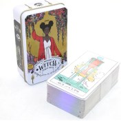 Resim Metal Kutulu Tarot Kartı Modern Witch 