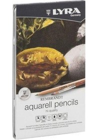 Resim Lyra Rembrant Aquarel Boya Kalem Metal 12 Renk 