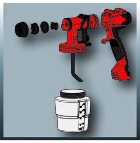 Resim Einhell TC-SY 600 S Elektrikli Boya Tabancası 800 ml Kapasite ile Hızlı ve Hassas Uygulama 