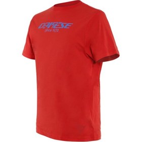 Resim Dainese Since 1972 Kısa Kol Tshirt Kırmızı 