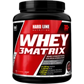 Resim HARDLINE Whey 3Matrix Çilek 908g 