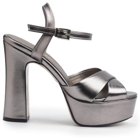 Resim OZ DOROTHY Füme Platform Topuklu Sandalet 