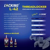 Resim Locking L-42 Sıvı Conta 250 Ml 