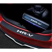 Resim nehay shop Honda Hrv İçin ŞIK TASARIM Oto Kapı eşikleri Sticker Karbon 4 Adet 