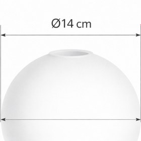 Resim Vivido Home Beyaz Globe Cam, Avize Camı 