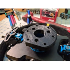 Resim Lucest Fanatec Hızlı Serbest Bırakma 3x50.8 Direksiyon Simidi Adaptörü (Plastik Aparattır!!!) 