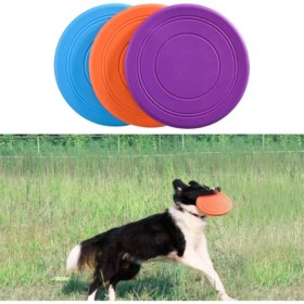 Resim Silikon Frizbi Köpek Oyuncağı 