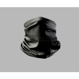 Resim Mustafa Kemal Atatürk Tasarımlı Motorsiklet Bandana 