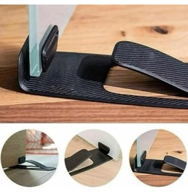 Resim Lidyahan Store Yapışkanlı Kapı Stoperi - 5'li Kapı Durdurucu Plastik Kapı Altı Takozu 