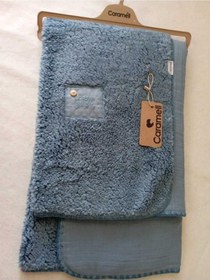Resim Caramell Yumuşak Peluş Welsoft Yenidoğan Bebek Battaniye Mavi 