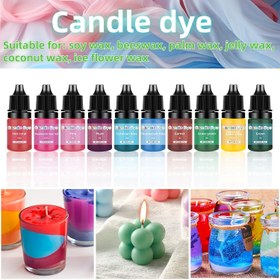 Resim 5ml Yüksek Konsantrasyon Mum Boya Seti: 8 Renk Seti/15 Renk Seti/24 Renk Seti/30 Renk Seti, DIY Mum Boyama için Uygun, Soya Bezi, Arı Bezi, Palm Bezi, Jöle Bezi, Hindistan Cevizi Bezi, Buz Çiçeği Bezi 