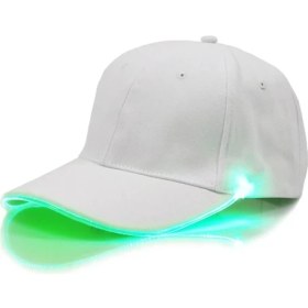 Resim Xphonestore LED Işıklı Şapka - Beyaz (Yurt Dışından) 