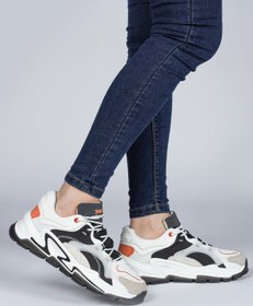Resim Jump 29096 Beyaz - Siyah Kadın Sneaker Günlük Spor Ayakkabı 