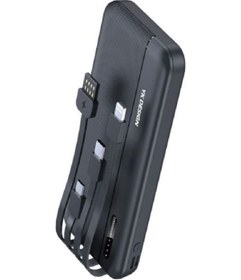 Resim 10000 Mah Micro Type-c Usb Lightning 4 Kablolu Hızlı Kablosuz Şar Çok Renkli 