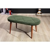 Resim Mymassa Soho Bench Sandalye - 11 Renk - Ahşap Ayak 