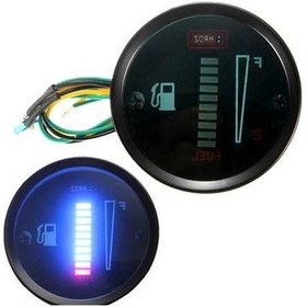 Resim Pazly Otomobil Ve Motosiklet Modifiye Yakıt Ölçer Led Göstergeli K12574 