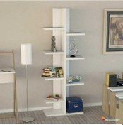 Resim Modilayn Sarmaşık Kitaplık Çiçeklik Standı, Kitaplık, Raf 