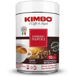 Resim Kimbo Espresso Napoletano - metal kutuda 250 gr çekilmiş kahve 