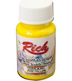 Resim Rich Opak Kumaş Boyası 50 Cc. 3000 Sarı 