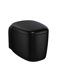 Resim VitrA Plural Rim-Ex Asma Siyah Klozet Takımı 7830B483-0090 