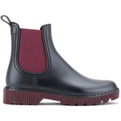 Resim Igor Chloe Bıcolor Siyah Kadın Yağmur Botu Siyah-bordo 