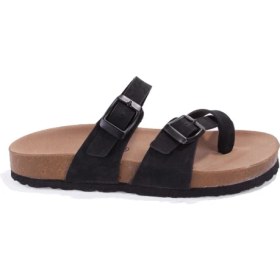 Resim Fly Soft S042031 Siyah Günlük Ortopedik Permak Arası Kadın Spor Terlik 