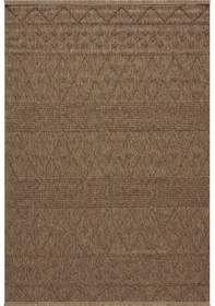 Resim Loopy Kahve Halı Salon Oturma Odası Çocuk Odası Yatak Odası Halısı 620 Kahve 