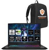 Resim msi Katana 17 i7 13620H 48GB 512GB SSD RTX4050/6GB 17.3" FHD 144HZ W11H B13VEK-1036XTR & PER4 ÇANTA 