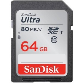 Resim Sandisk Ultra Sdhc 80mb/s Class 10 Uhs-ı Hafıza Kartı 64 Gb 