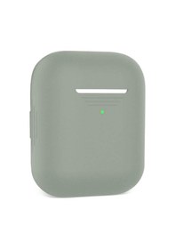 Resim Wozlo Apple Uyumlu AirPods 1. Ve 2. Nesil Silikon Koruma Kılıfı - Silikon Koruyucu Kılıf - Gri 