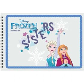 Resim Keskin Color Frozen 17x25 15 Yaprak Resim Defteri Çocuklar İçin Eğlenceli Tasarım 