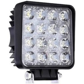Resim 1 Adet 16 Ledli Off Road Sis Farı Çalışma Lambası 12 Volt 