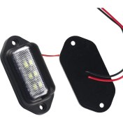 Resim 6x LED Plaka Işık Su Geçirmez Plaka Kuyruk Işığı Römorklar, Rv, Kamyonlar, Tekneler (Yurt Dışından) 