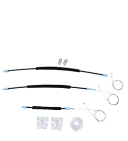 Resim Volkswagen Golf 3 1992-1998 Ön Sağ 4 Kapı Cam Krikosu Tamir Takımı 