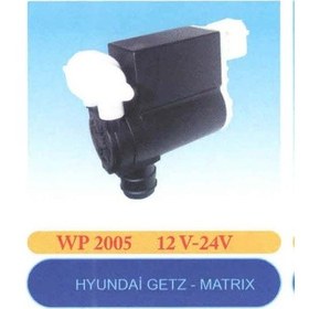 Resim Cam Su Fiskiye Pompası Hyundaı Getz-matrıx Çift Çıkış 