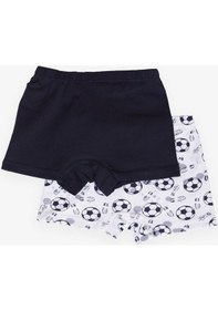 Resim Katamino Breeze Erkek Çocuk 2 Li Boxer Futbol Temalı 1-12 Yaş, Karışık Renk-karışık Renk Çok Renkli 